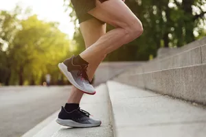 knees of a runner