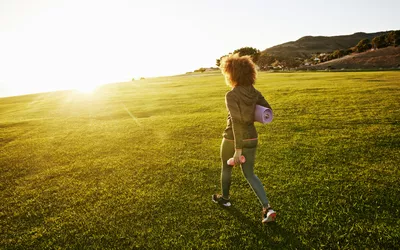 woman walking