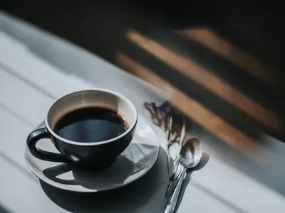 cup of black coffee