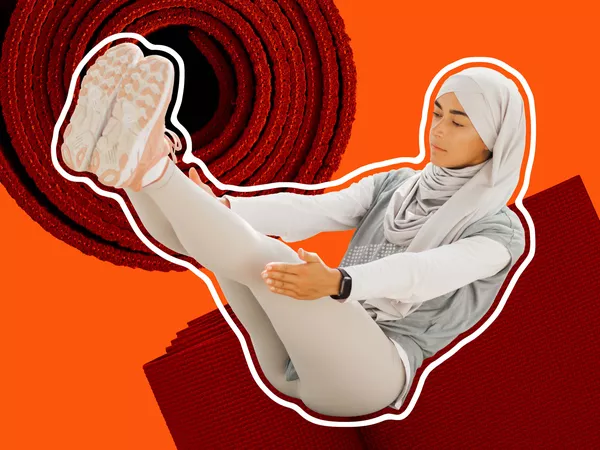 doing yoga each day