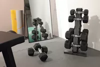 CAP Barbell 150 LB Dumbbell Set with Rack