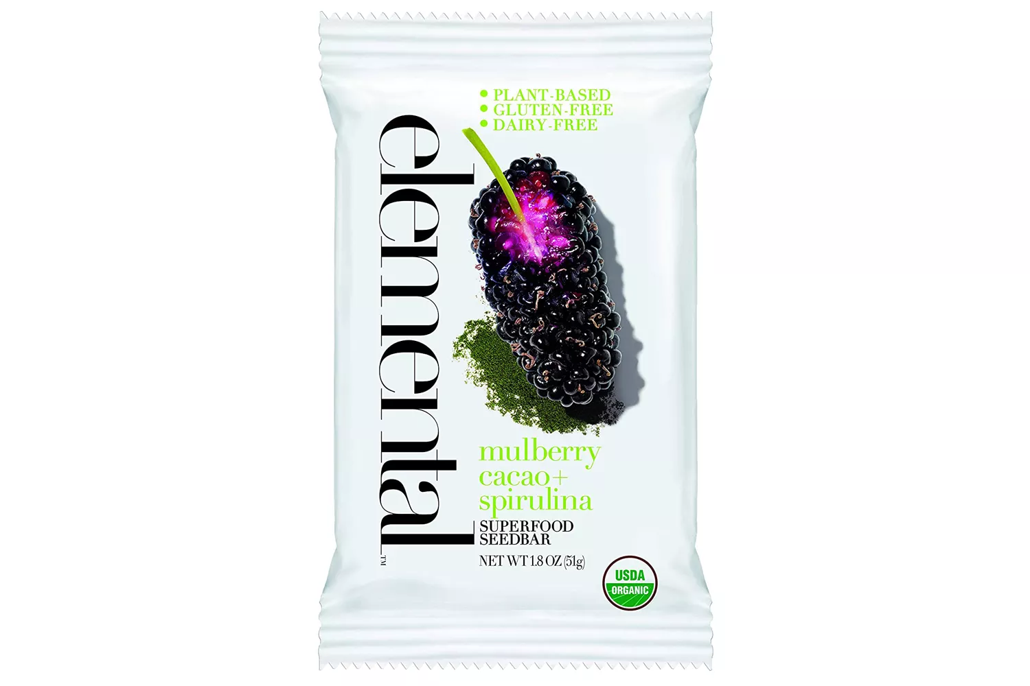 Elemental Superfood Dark Chocolate + Almond Butter Seed Bar