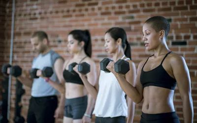 Lifting Dumbbells Together