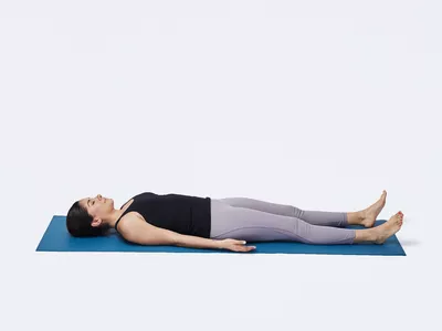 corpse pose