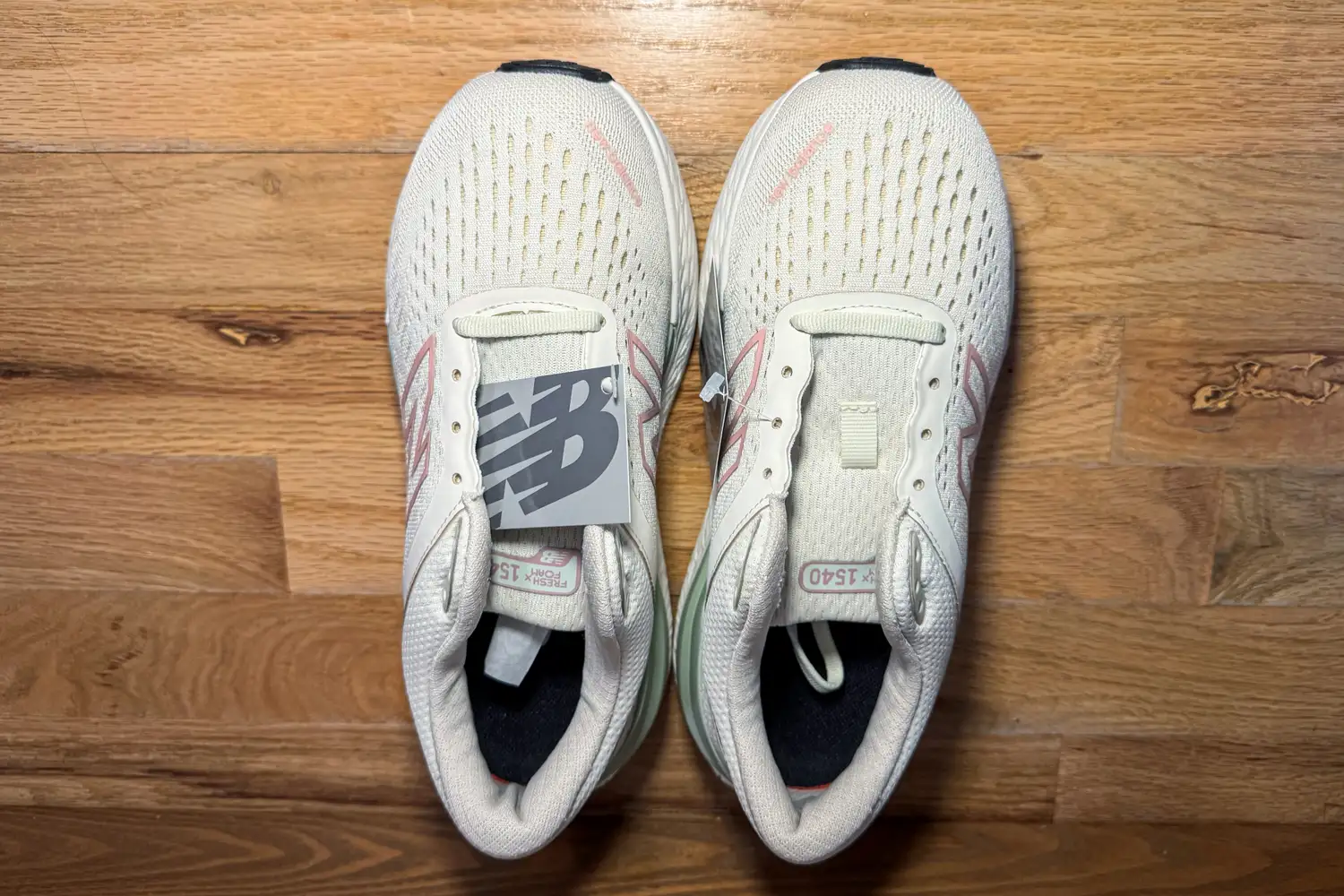 An overhead view of a pair of New Balance Women's Made in USA Fresh Foam X 1540v4 Running Shoes